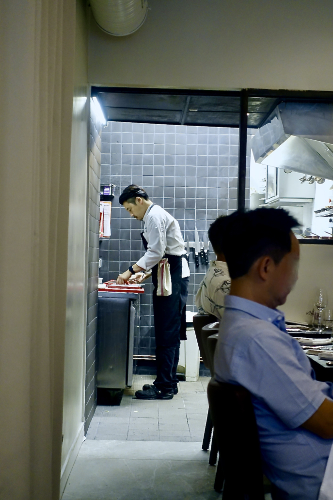 Michelin starred Restaurant Automne Paris: chef Nobuyuki Akishige