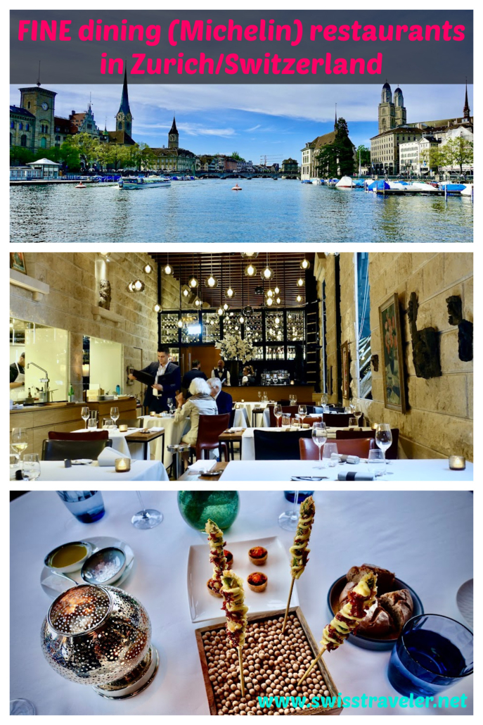 Fine dining restaurants Zurich