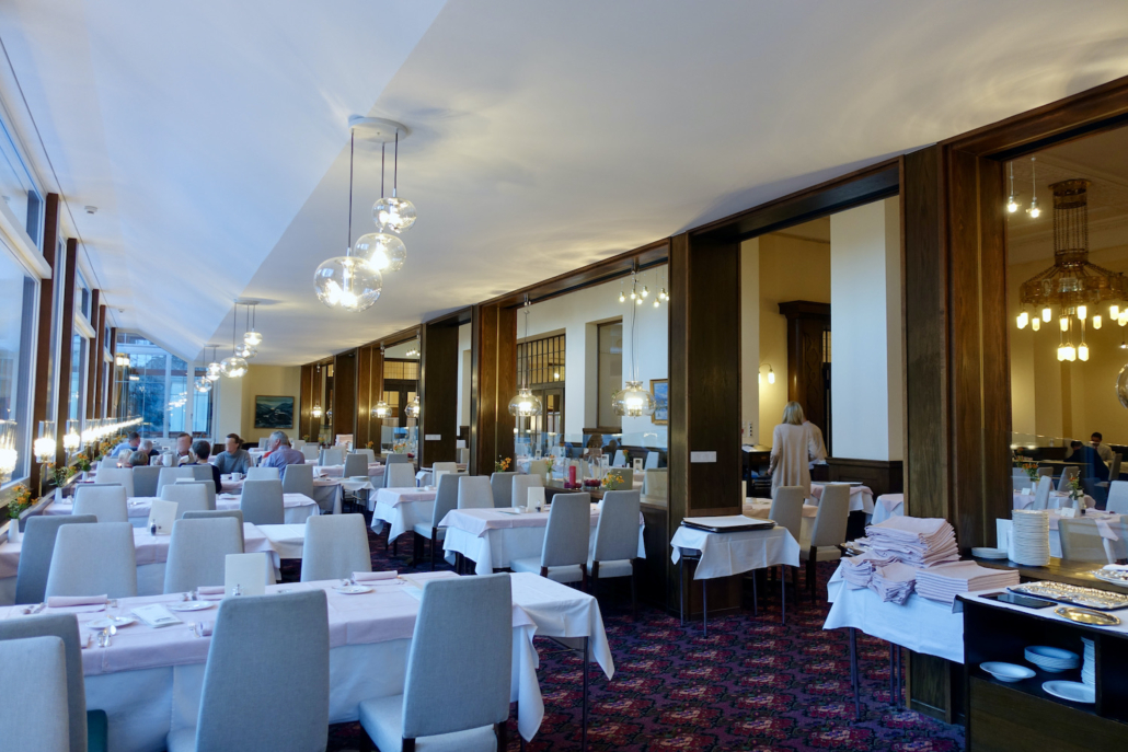 Dining-Room Hotel Waldhaus Sils Engadine Switzerland