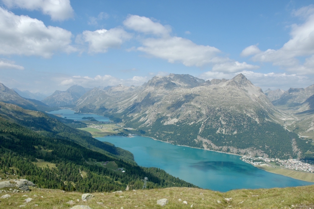 Engadine Lake Silvaplana & Lake Sils Switzerland
