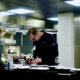 head chef Kevin Romes at 2-star Michelin Skin's - the Restaurant Lenzburg Switzerland