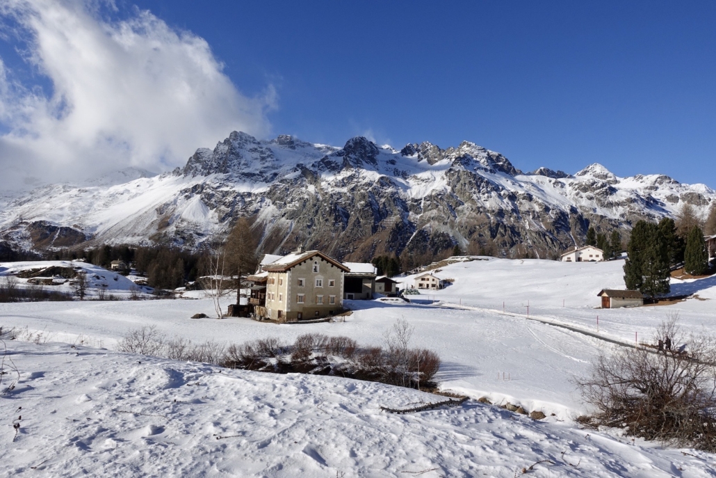 Fex Valley Switzerland - winter walks Engadine