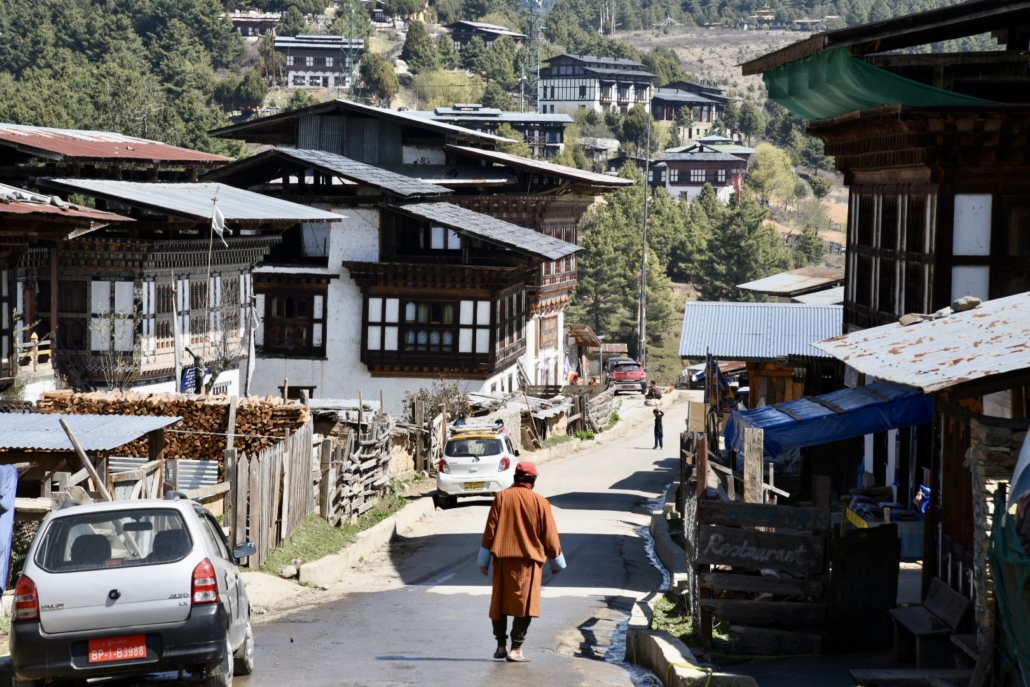 Phobjikha Valley Bhutan: Gangtey village