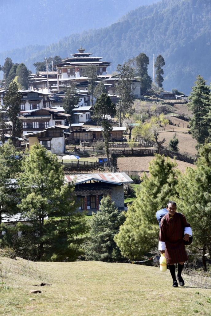 Phobjikha Valley Bhutan: Gangtey Village & Monastery