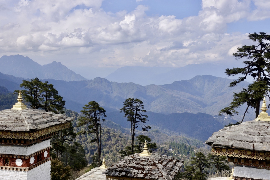 Dochula Pass between Paro & Punakha Valley Bhutan - Bhutan 9-day itinerary