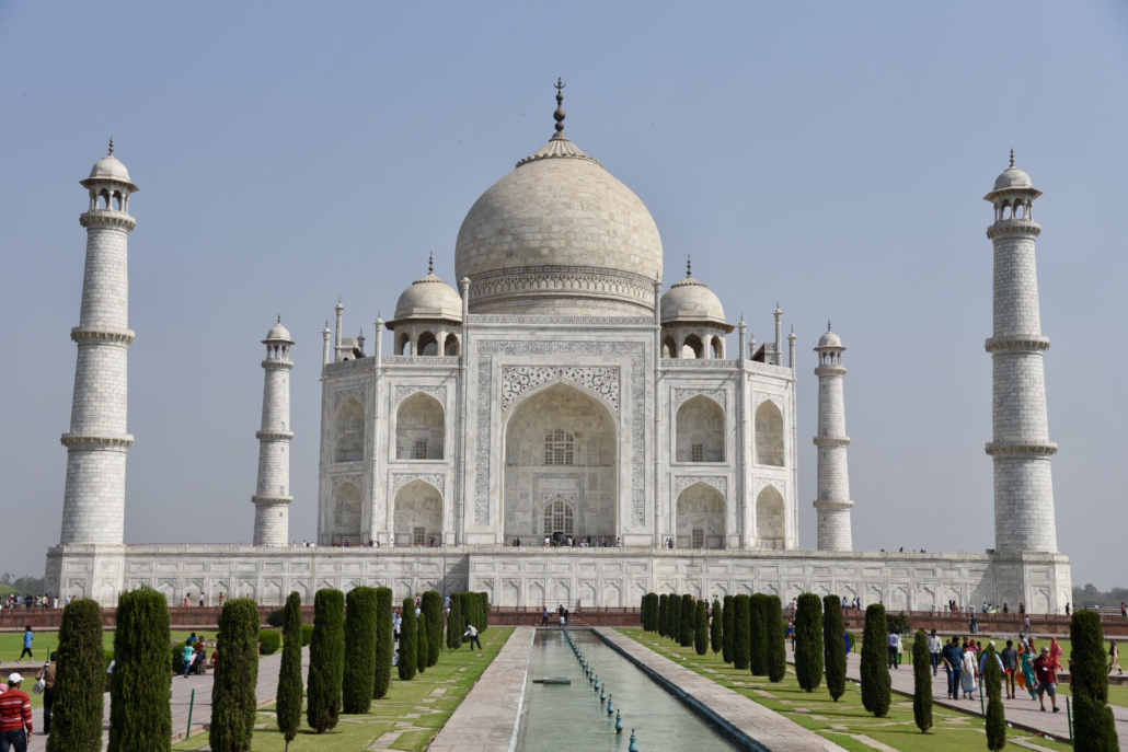 Taj Mahal, India - pre & post Bhutan stay