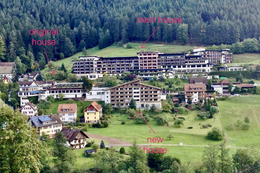 Hotel Traube Tonbach before the fire (original house burned down) Baiersbronn Black Forrest, Germany