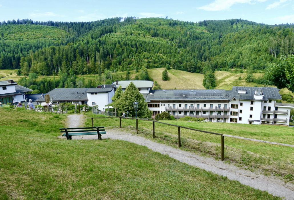 Hotel Traube Tonbach Baiersbronn Black Forest Germany from the rear