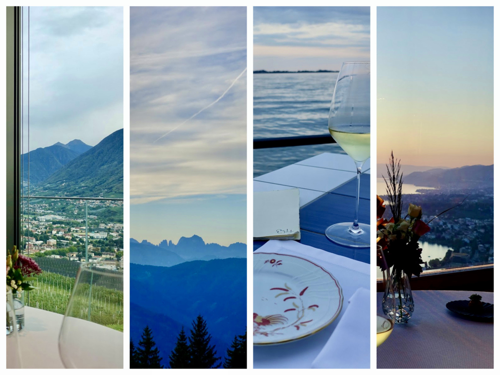 Merano, Sarentino valley, Restaurant Lido 84 Lake Garda, Restaurant Decotterd Lake Geneva / northern Italy & western Switzerland