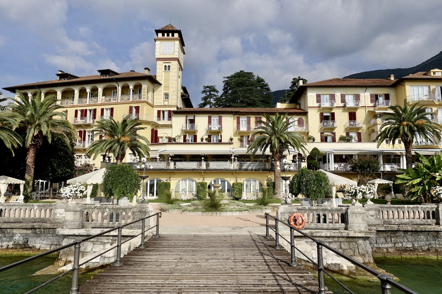 Grand Hotel Fasano in Gardone Riviera on Lake Garda north Italy