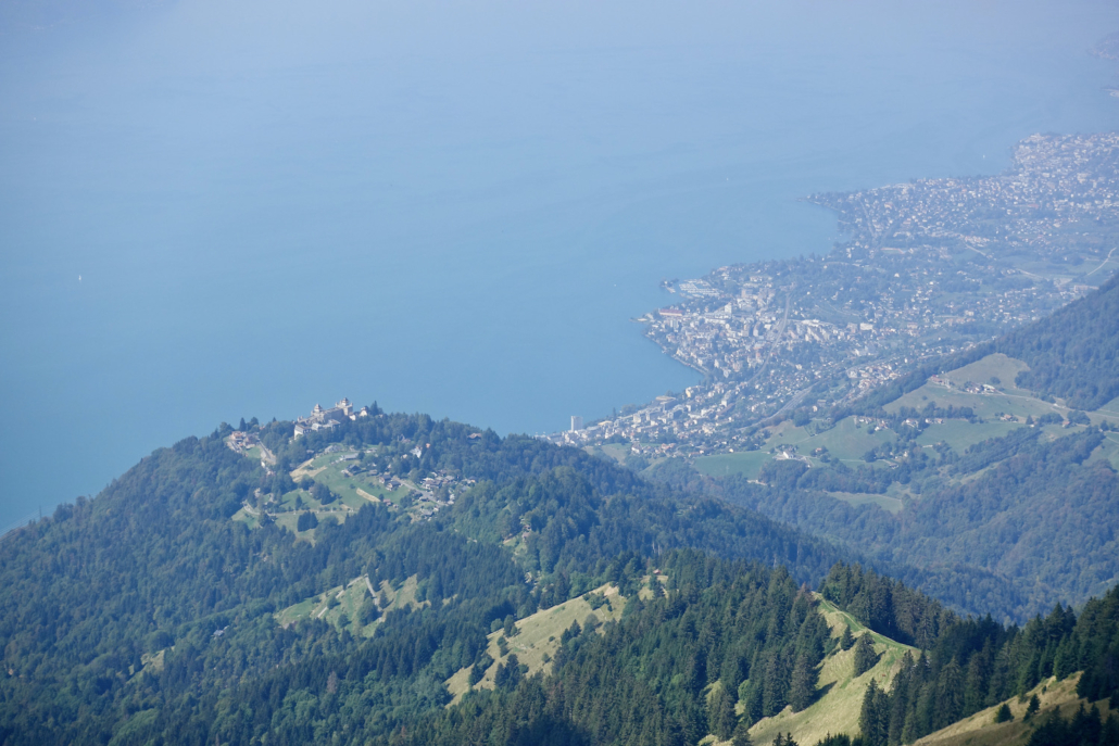 Montreux & Lake Geneva/Switzerland from above
