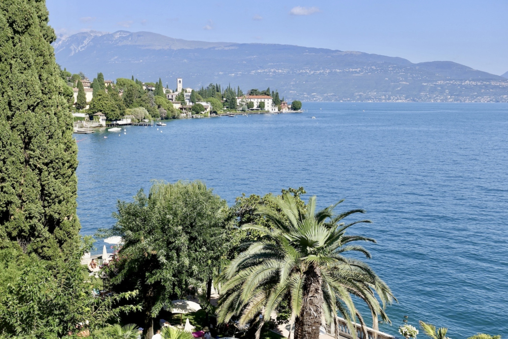 view from Grand Hotel Fasano Gardone Riviera Lake Garda/Italy