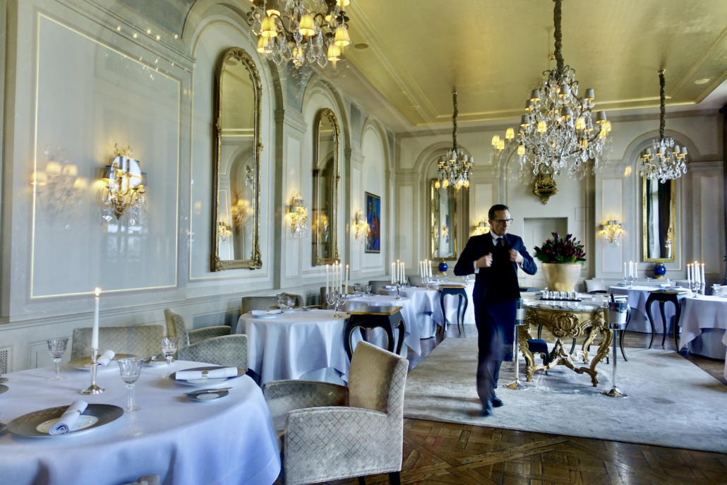 3-star Michelin Restaurant Cheval Blanc at Grand Hotel Trois Rois Basel/Switzerland - Switzerland travel & dine in style guides