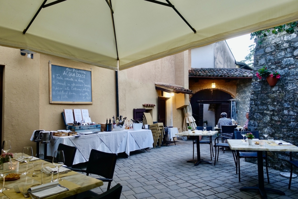 Restaurant Osteria Antico Brolo - Michelin restaurants Gardone di Riviera on Lake Garda/Italy