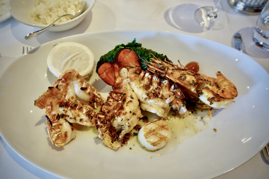 seafood selection at Bianchi Zurich - best fine-dining restaurants Zurich/Switzerland