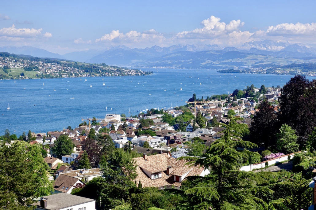 Lake Zurich area Switzerland