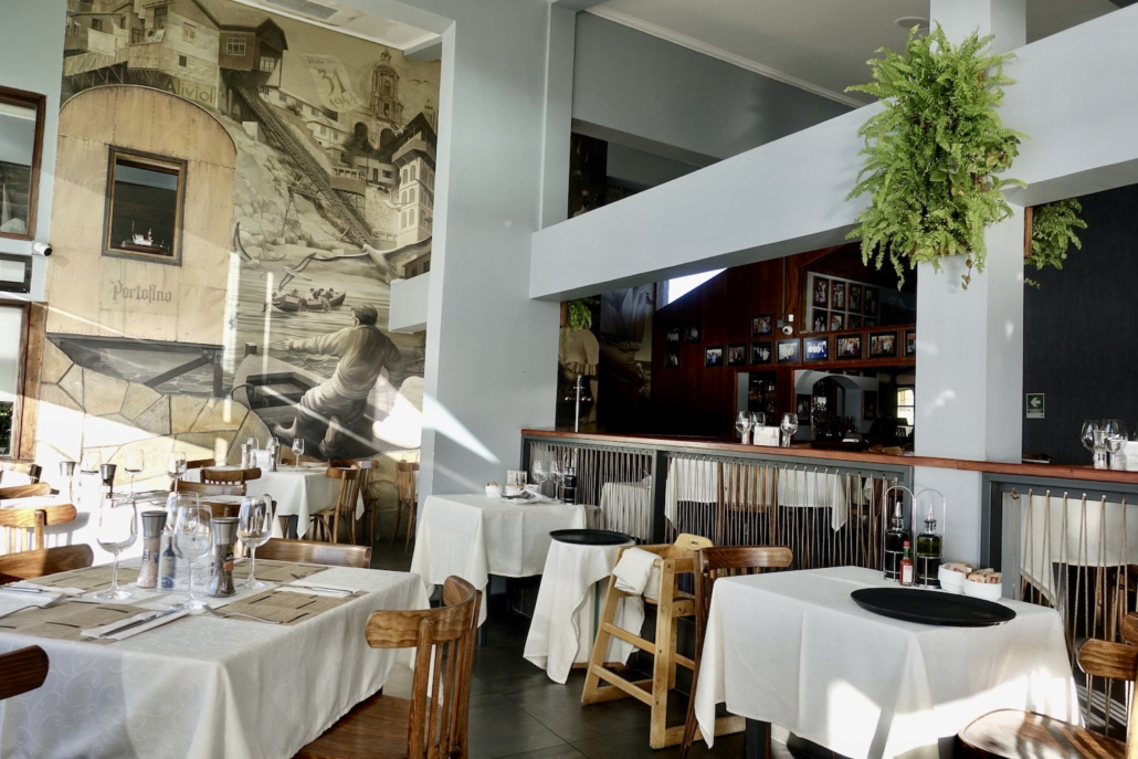 Restaurant Portofino - best hotel & restaurants Valparaiso Santiago de Chile