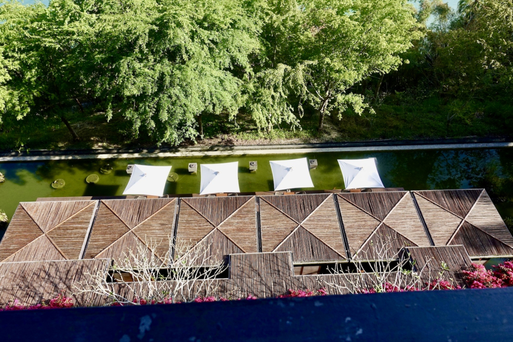 The Tea House from above at The Lalu Sun Moon Lake - best luxury hotels Taiwan