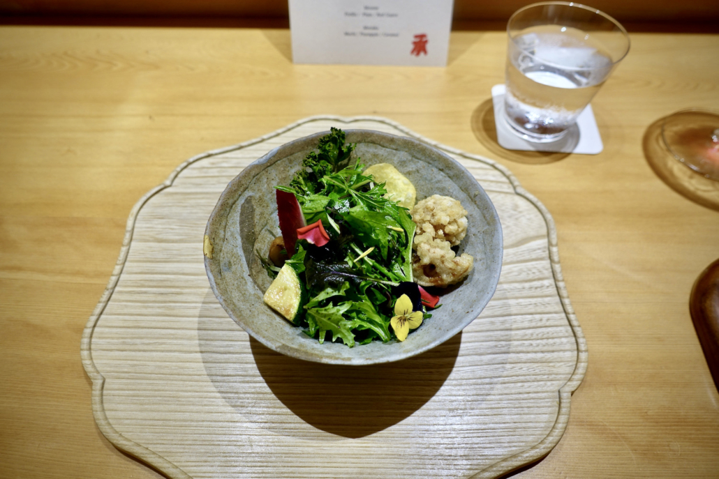 salad at Sho Kaohsiung/Taiwan 