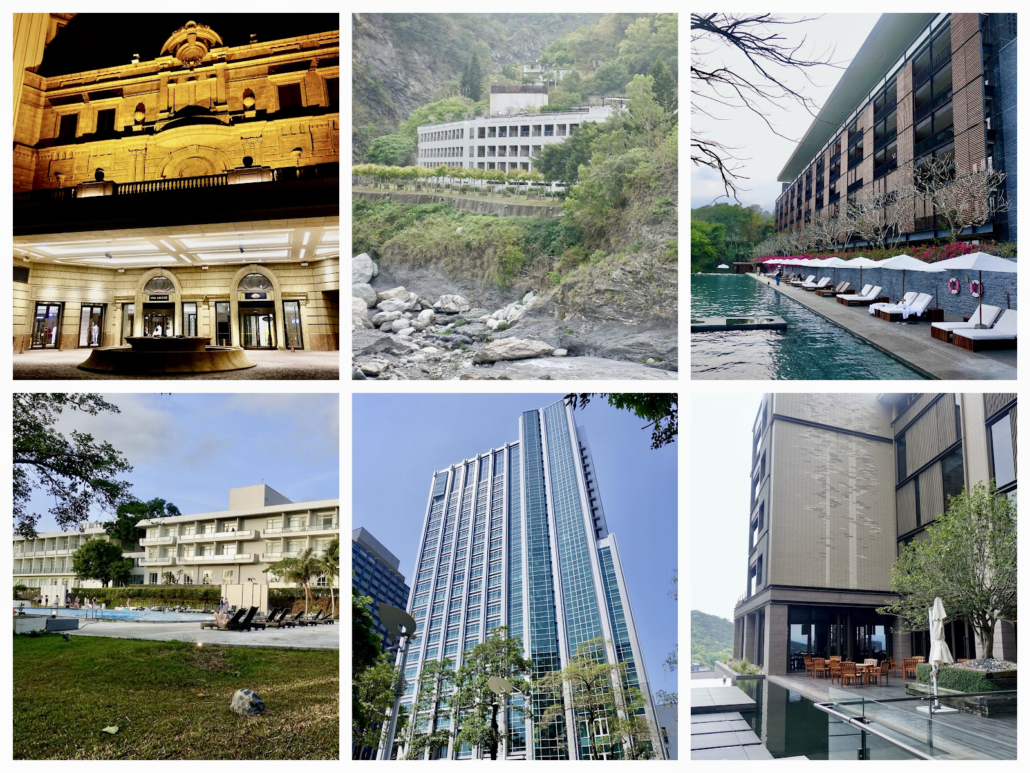 all our Taiwan hotels: Mandarin Oriental Taipei/Silks Place Taroko/The Lalu Sun Moon Lake/Gloria Manor Kenting/Silks Club Kaohsiung/ Grand View Resort Beitou - best luxury hotels Taiwan