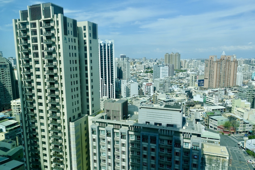 city view from hotel room at Silks Club Kaohsiung/Taiwan - best luxury hotels Taiwan