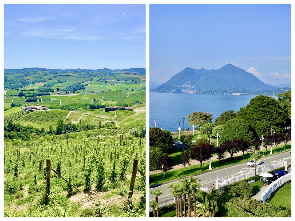 Langhe south of Alba & Stresa, Lago Maggiore/Piedmont, Italy