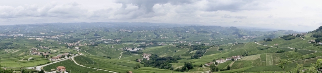 view from La Morra Langhe Piedmont/Italy - activities Langhe