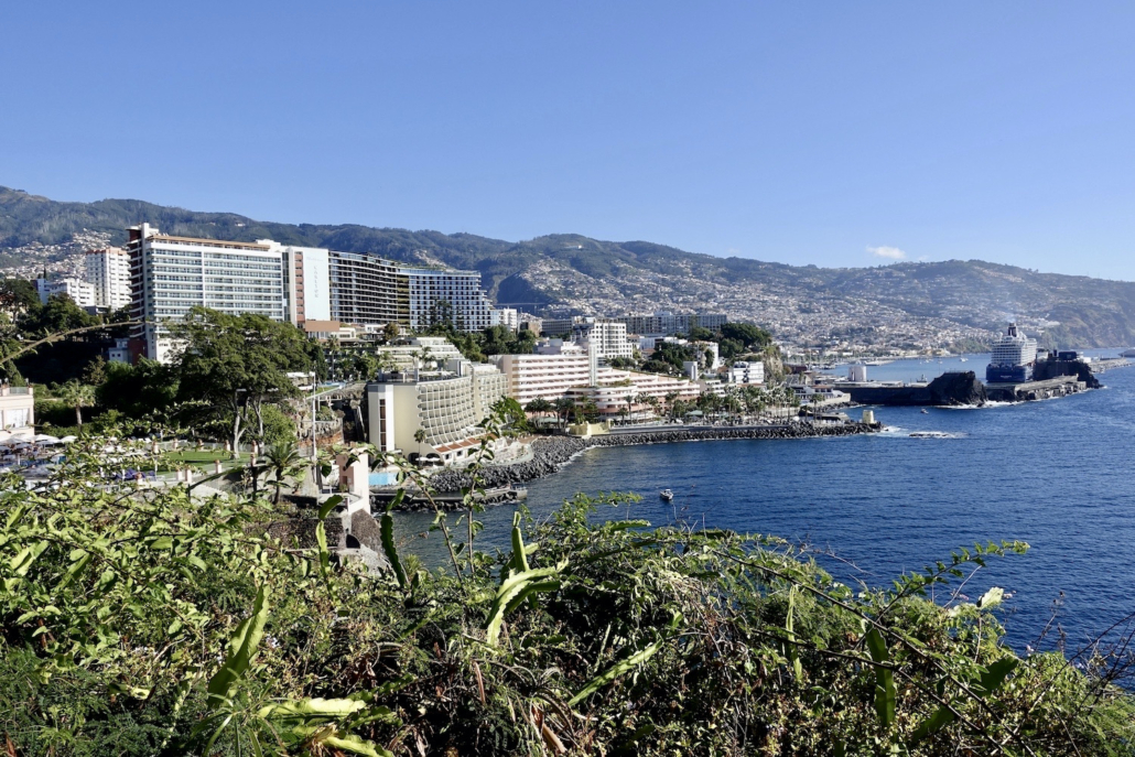 Funchal's "Hotel Zone" Madeira, Portugal