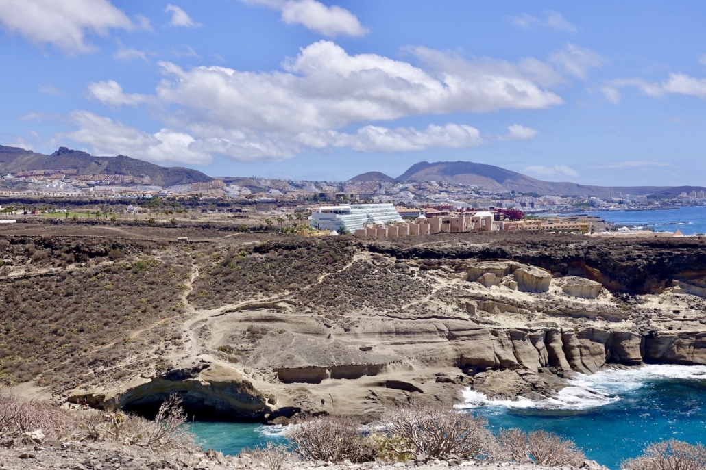 Hotel Royal Hideaway Corales Beach Adult Only in La Caleta (white building) Tenerife/Canary Islands/Spain
