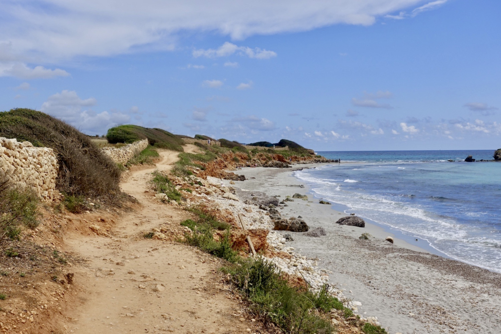 Hiking trail Camí de Cavalls Menorca, Balearic Islands/Spain Hiking trail Camí de Cavalls Menorca, Balearic Islands/Spain