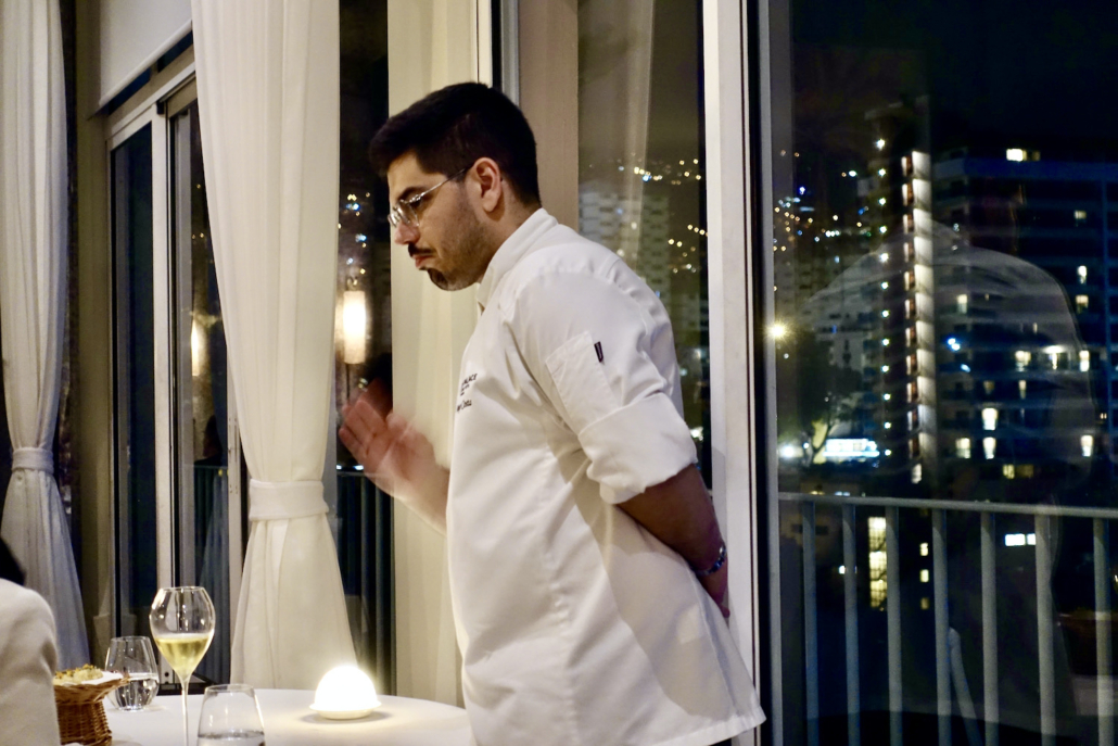 Chef José Diogo Costa at Restaurant William Madeira/Portugal - fine-dining restaurant scene Madeira