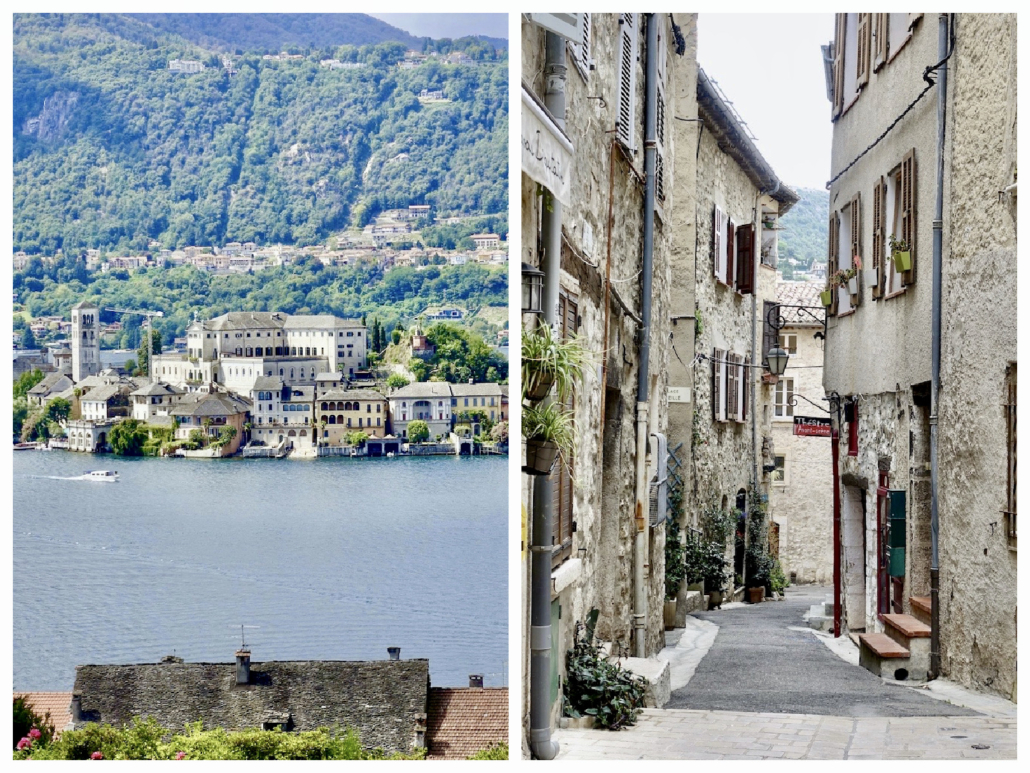 Lake Orta, Piedmont/Italy & Vence/southern France Lake Orta, Piedmont/Italy & Vence/southern France