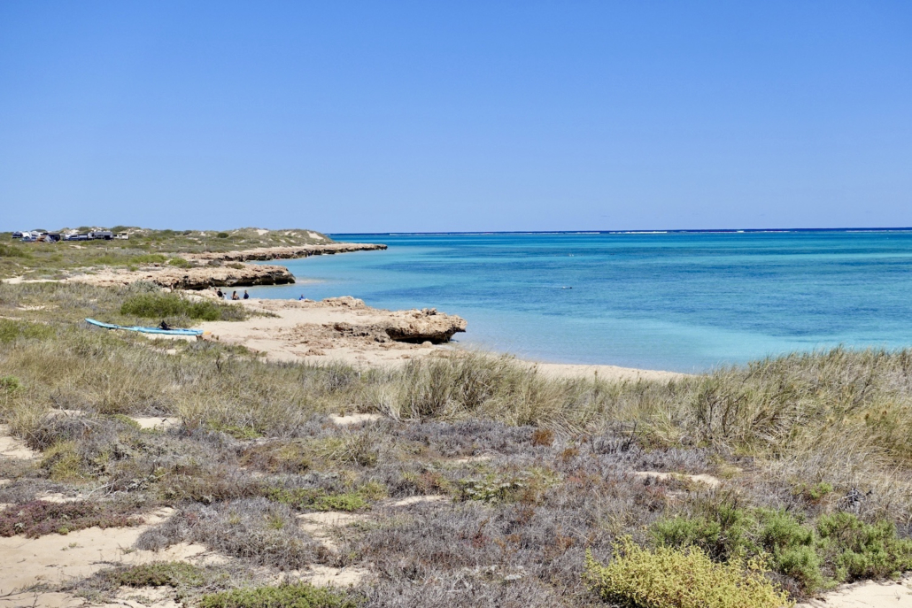 Cape Range National Park Exmouth, Western Australia (campers in the background)