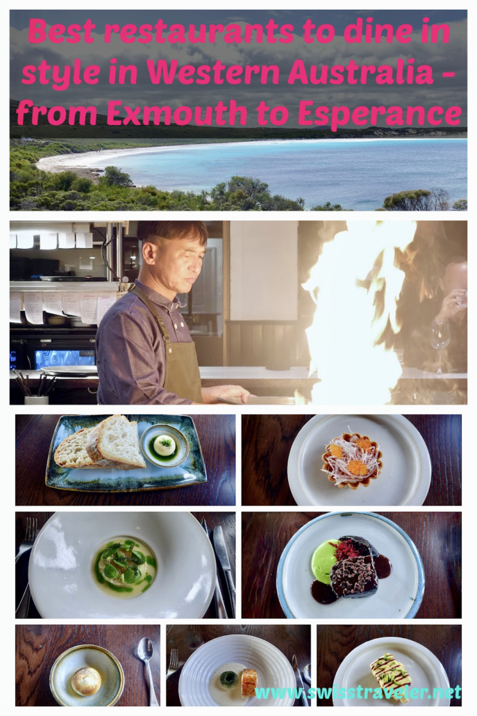 Best restaurants to dine in style in Western Australia - from Exmouth to Esperance, here Cape Le Grand National Park Esperance, Miki's Open Kitchen & The Vasse Felix Restaurant, both in Margaret River, Western Australia - Best Restaurants Western Australia