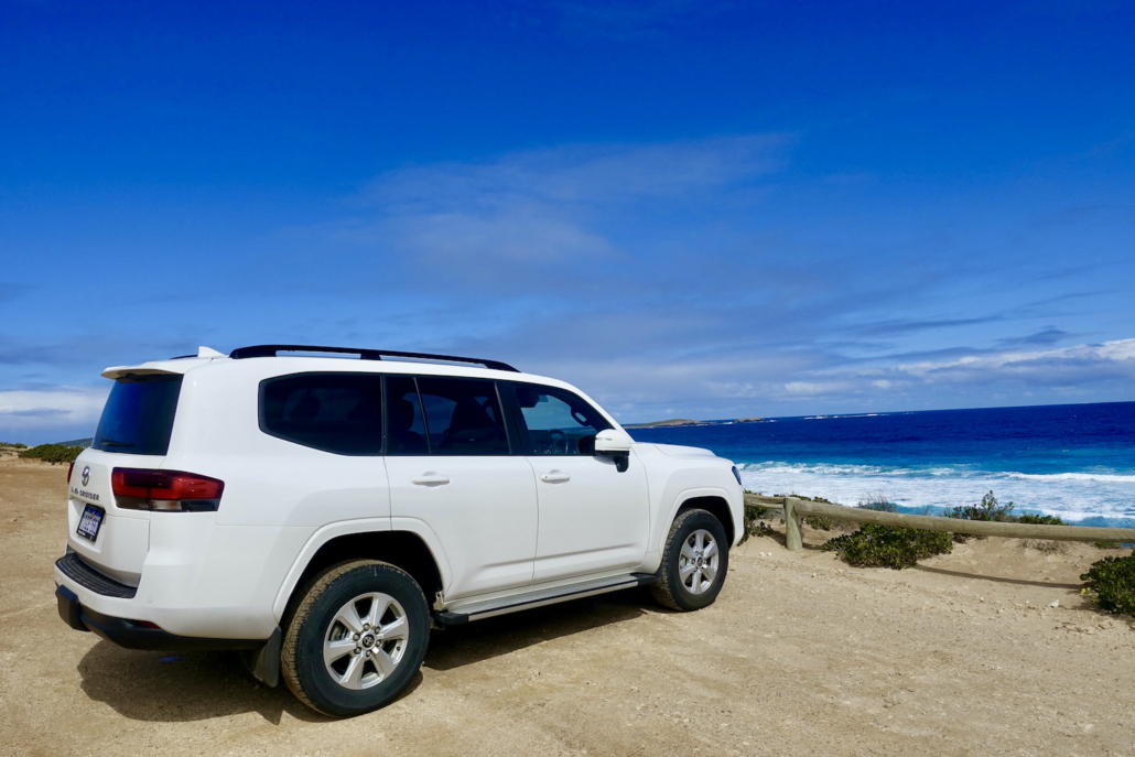 our rental car in Western Australia