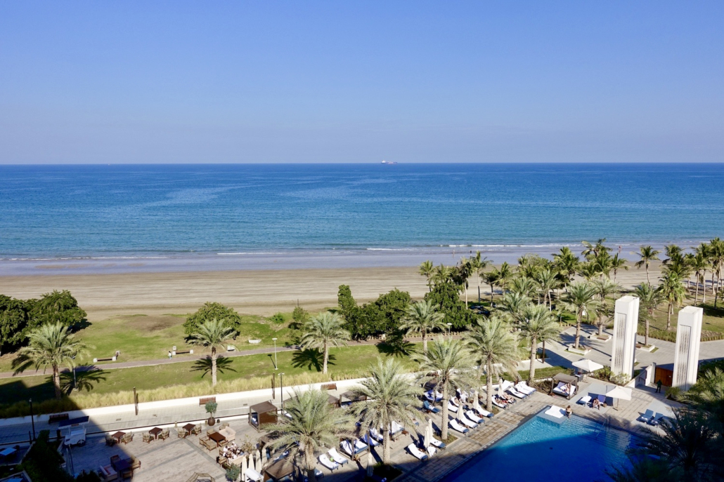 View from hotel room Hotel Mandarin Oriental Muscat/Oman