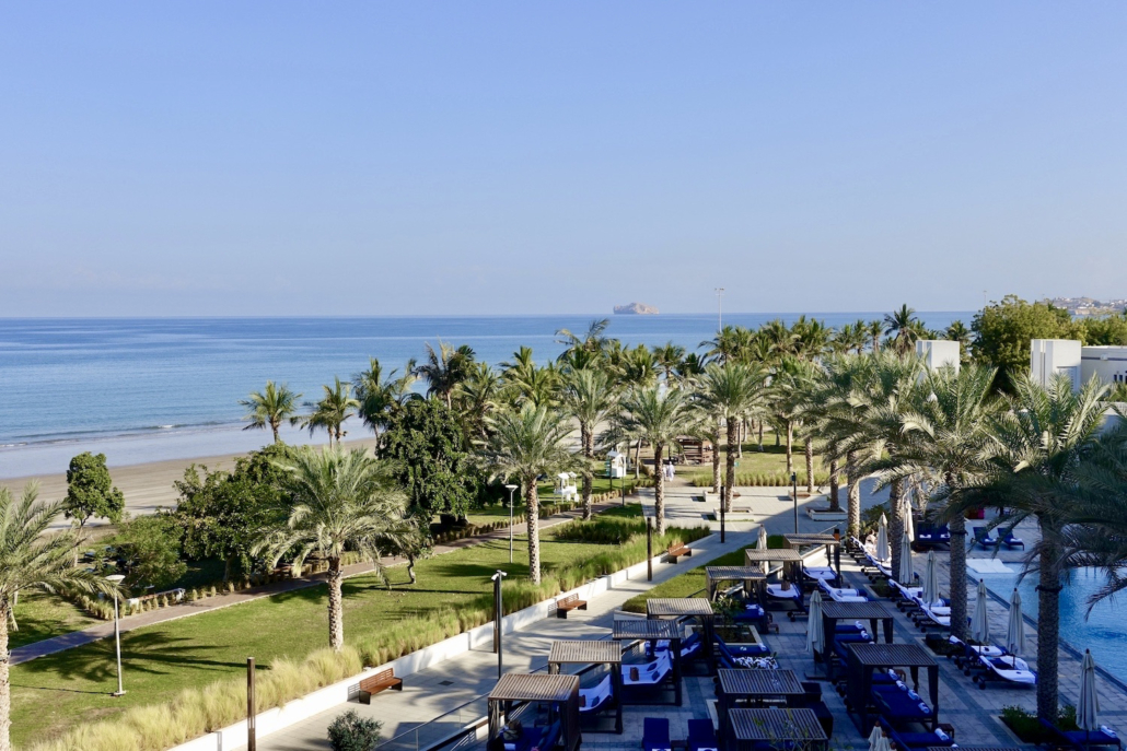 View from Hotel Mandarin Oriental Muscat/Oman 