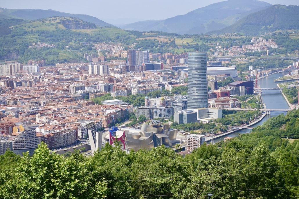 View of Bilbao from Mount Artxanda/Spain View of Bilbao from Mount Artxanda/Spain