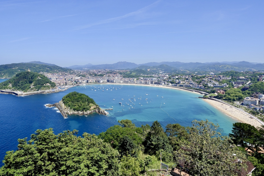 San Sebastián, Spain San Sebastián, Spain - itinerary northern Spain